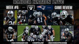 🏴‍☠️🏴‍☠️Raider Nation Live! 🏴‍☠️🏴‍☠️#Week6 #Raiders vs #Patriots #PostGame Review