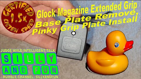 Glock Magazine Humorous Extended Grip Plate Install Remove Old Plate Put On New Audio Gun Ammo Clip