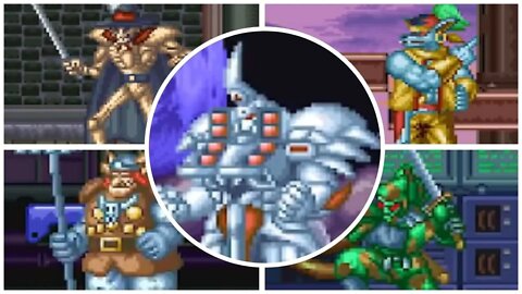 Mighty Morphin Power Rangers - All Bosses & Ending (SNES)
