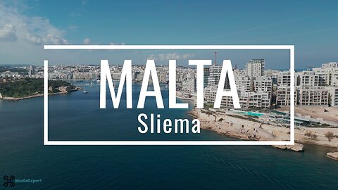 Sliema Malta 2023 Aerial view