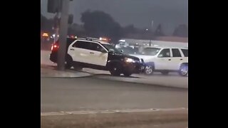 L.A Deputy Shoots At Suspect Ramming His Car