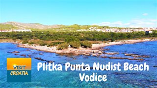 Plitka Punta Nudist Beach - Vodice in Croatia