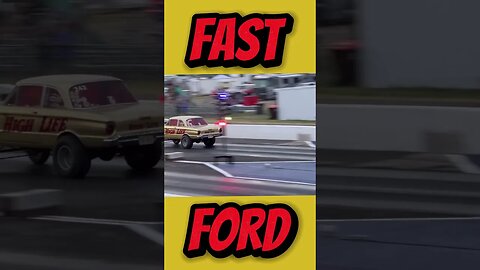 Fast Ford Gasser Full Send Drag Race #shorts