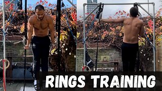 Gymnastics Rings progressive upper body training