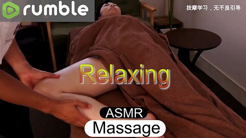 ASMR Massage ! ASMR Japnese Leg Massage.