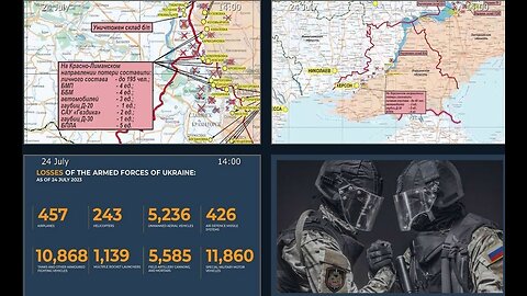 24.07.23 ⚡️Russian Defence Ministry report on the progress of the deNAZIficationMilitaryQperationZ