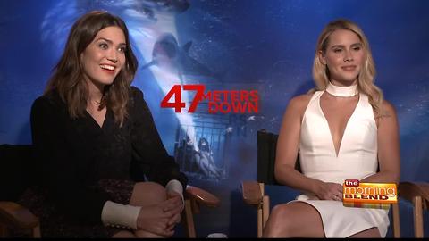 Mandy Moore and Claire Holt talk 47 Meters Down
