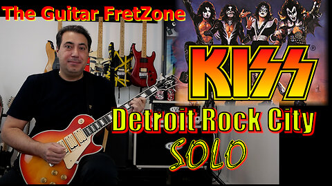 Detroit Rock City (Solo) - Kiss - Played on a Gibson Ace Frehley Budokan Les Paul & a Custom Paint