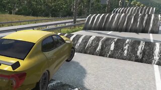 Car vs Speed Bumps (Breakers) | 33 | BeamNG | Crash Cars Games 2022
