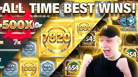 MY BIGGEST WINS SINCE I STARTED GAMBLING! ALL IN ONE BEST WIN COMPILATION!