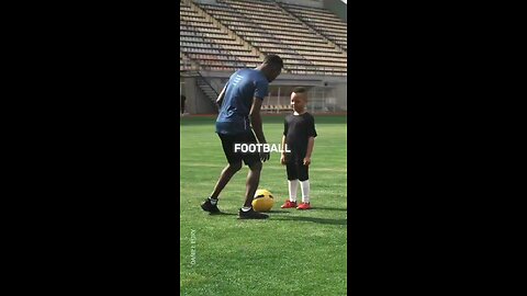 Children love to play football (soccer)