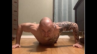 Day 19 cold plunge/push-up challenge 74 rep set!