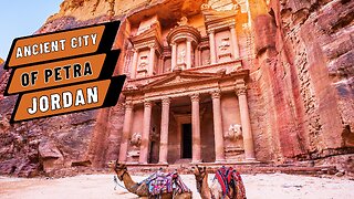 🇯🇴🏛️💫Petra Jordan 4K UHD: A Stunning Carved Rock Temple in Jordan👀