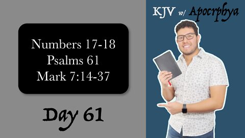 Day 61 - Bible in One Year KJV [2022]