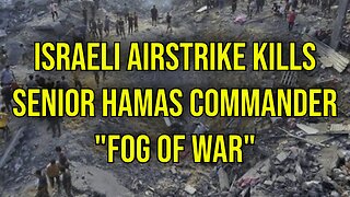 Israeli Airstrike Takes Out Senior Hamas Commander In A Refugee Camp. "Unconfirmed Reports"