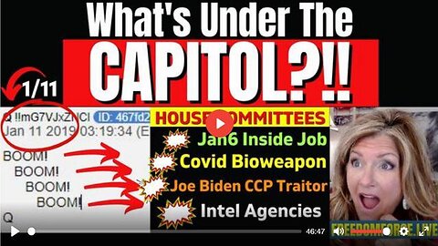 MELISSA REDPILL: WHAT'S UNDER THE CAPITOL? 1/11 BOOMS - HOUSE COMMITTEES 1-11-23 - TRUMP NEWS