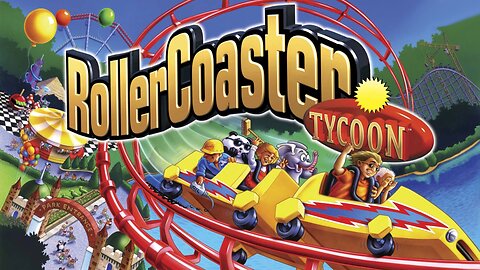 PC LONG PLAY: Roller Coaster Tycoon 1 - Funtopia Map - Corkscrew Follies Expansion Pack