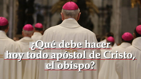 El PCB: ¿Qué debe hacer hoy todo apóstol de Cristo, el obispo?