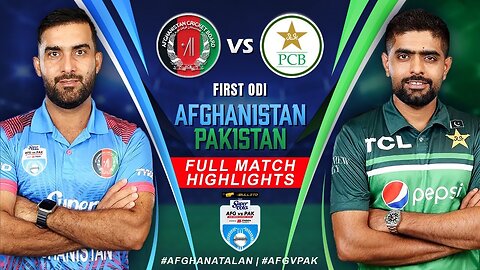 Afghanistan vs Pakistan Cricket Full Match Highlights (1st ODI) | Super Cola Cup