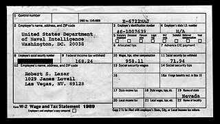 UFO researcher Bob Oechsler talks about his investigation of Bob Lazar's W-2 tax form