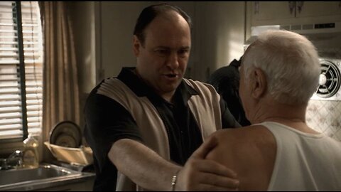 The Sopranos (Season 5) "What'd you straight from the joint to Earl Scheib?" scene