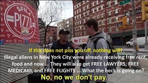 SHOCKING: Illegal Aliens in NYC are Receiving Free Rent, Food, Lawyers, Medicaid, and Free Flights! What the heck is going on?
