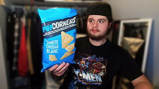 White Cheddar Pop Corners TASTE TEST! | Fat Rick