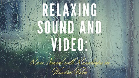 Relaxing Piano Music & Soft Gentle Rain Sounds - Sleep Theraphy - Audiovisual ASMR - 3 Hour Long