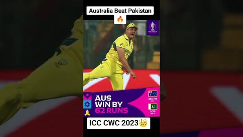 Australia Beat Pakistan 🔥 #indianbatsman #cricket #sports #australia
