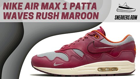 Nike Air Max 1 Patta Waves Rush Maroon - DO9549-001 - @SneakersADM