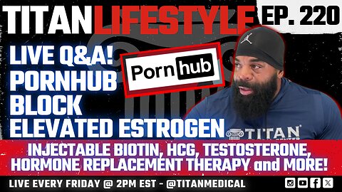 Titan Lifestyle - Live Q&A! | Erriyon Knighton | PornHub Block