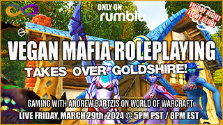 Pet Battles & Vegan Mafia Roleplaying in World of Warcraft! Q&A in the chat with Andrew Bartzis