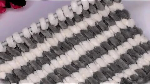 How to crochet simple Tunisian stitch simple tutorial for beginners