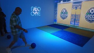 Football "Rival Goals" Game on NeoXperiences Neo-One - All Football Event Rentals