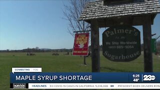 Vermont maple syrup producers reporting a supply shortage
