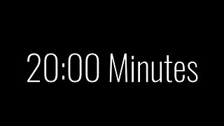 20 Minutes of Focus: A Productive and Motivational Countdown 20 minutes timer Video