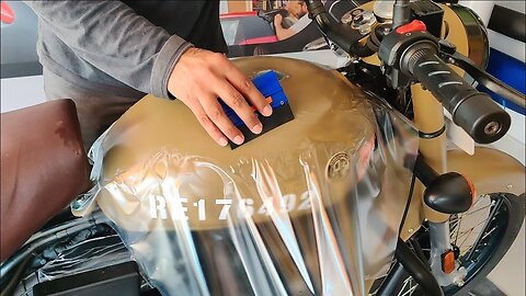 Royal Enfield Signals 350 bs6 Matt Lamination / Modification | Vwraps Sikar