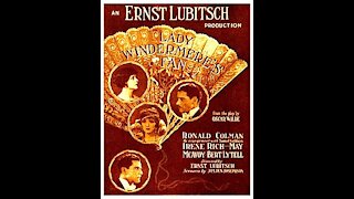 Lady Windermere's Fan (1925) | Directed by Ernst Lubitsch - Full Movie