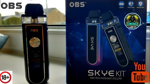 OBS SKYE POD KIT REVIEW #obsskyepodkit#vape 🔞