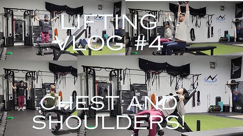 Lifting Vlog #4 Chest and Shoulders w/friend