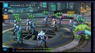 MSF War Live: Secret Avengers Shield vs Wave 1 Avengers +Thor