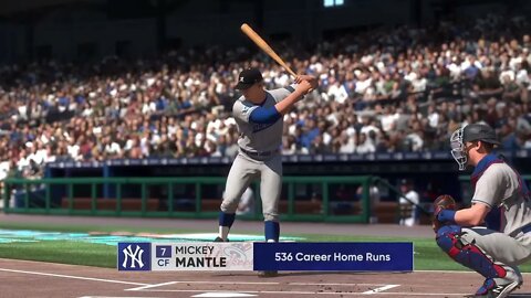 MLB The Show 22 Mickey Mantle Homerun Derby