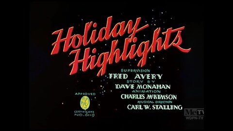 1940, 10-13, Merrie Melodies, Holiday Highlights