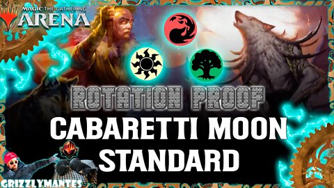 🔴⚪🟢ROTATION PROOF CABARETTI MOON🟢⚪🔴||Streets of New Capenna|| [MTG Arena] Bo1 R W G Naya Standard