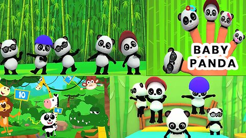 Baby Panda Fun: Nursery Rhymes | Kids Cartoon