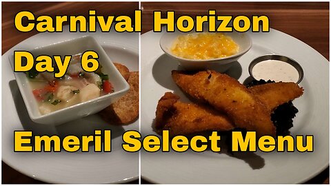 CRUISE | Emeril Select Dinner Day 6 | Carnival Horizon