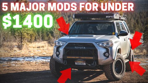 5 MAJOR Overland Mods for $1400 in 2021| (With Links!)