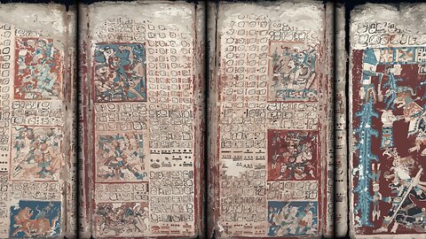 800 Year Old Book - The Dresden Codex - Year 1200