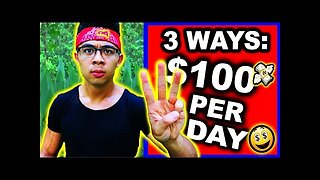 HOW TO MAKE MONEY ONLINE 100$ 3 WAYS 😎