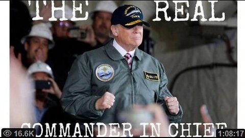 Trump Just Truthed He's ''The Real Commander-In-Chief'' POTUS 45, 46 & 47!